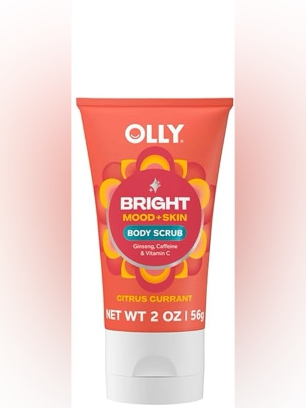Bright Mood + Skin Citrus Currant Body Scrub - Coral